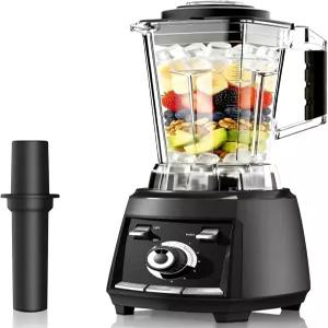 주방용 사코스 블렌더 1800W 스무디 스테인리스 블레이드가 장착된 전문가용 고속 조리대 68온스. 피처