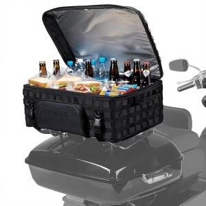 케미모토 모터사이클 러기지 랙 쿨러백 53L 여행용 러기지 백, 투어링 모델 로드 킹 스트리트 글라이드 로드 글라이드 트라이크와 호환됨