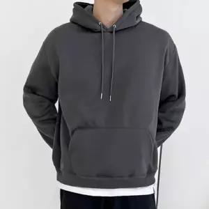 남자 후드티 겨울 오버핏 양털 커플 기모 안감 빅사이