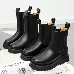 여자워커 데일리 밴딩 캐주얼 미들 롱 통굽-WFHZV80