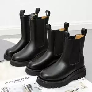 여자워커 데일리 밴딩 캐주얼 미들 롱 통굽-WFHZV80