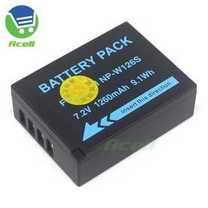 NP-W126S 후지필름 X-A3 X-A5 X-A7 X-A10 X-E3 X-E4 X-E5 X-M1 X-H1 X-T30 X100F 카메라용 교체 배터리