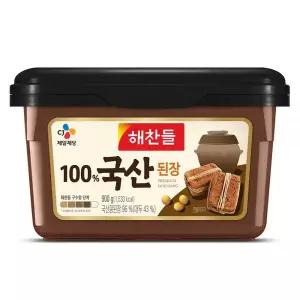 해찬들 100% 된장 900g 1개
