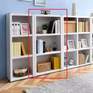 제이가구 E벨로 2R 3단 낮은 오픈 책장