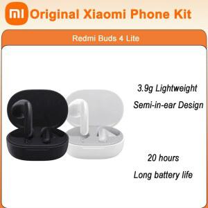 Original Xiaomi REDMI Buds 4 LITE 무선 블루투스 헤드폰 온 이어 긴 배터리 수명 범용