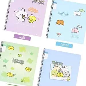 스프링 줄노트 21줄 10P 랜덤발송 기록 메모 학습 (KYR-WFIVV8S)