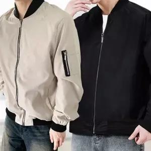 남자 점퍼 레귤러핏 캐주얼 봄가을 남성 점퍼 아우터 윈드브레이커 바람막이 환절기 간절기 데일리 자켓