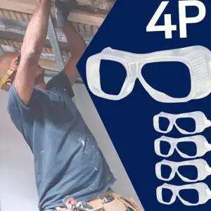 투명 보안경 안전 방역 작업용 보호 안경 고글 시야 착용 넓은