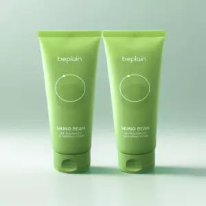 비플레인 녹두 약산성 클렌징폼 160ml+160ml