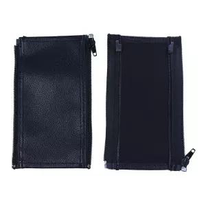 레디골 2Pcs/페어 베이비 유모차 손잡이 커버 7인치 PU 가죽 방수 카 카트 보호 케이스 지퍼 보호대 프램