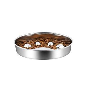 애견밥그릇 슬로우 피더 사료그릇 길고양이밥그릇 청록색 귀여운 강아지 세라믹 중소형 회색