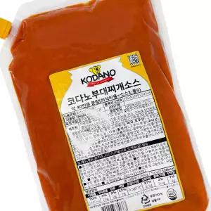코다노 부대찌개소스 2kg 만능양념장 찌개양념 업소용 대용량 급식용 식당