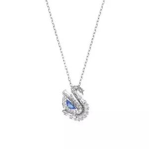 [스와로브스키]5723389 Swan 스완 블루 펜던트 목걸이