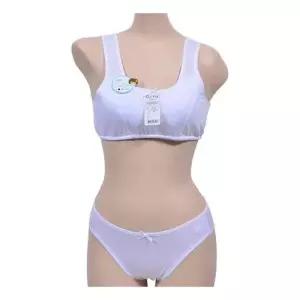 부드러운 주니어 AA컵 스포츠브라팬티세트 여아속옷 WC7B65A