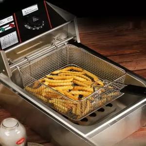 제로진 전기튀김기 소형 가정용 튀김기계 대용량