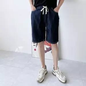 블레오 남자 청린넨 와이드 반바지 밴딩 팬츠 DM2512161278