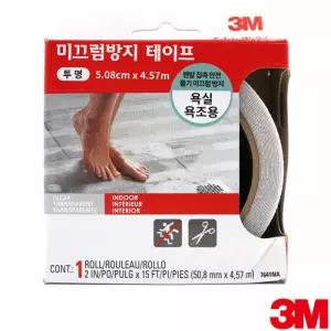 3M 욕실x욕실 물기n맨발 미끄럼방지 투명테이프 빌딩 미끄럼사고 학교 계단