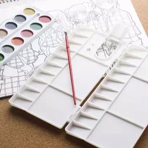 미술팔렛트 25구 원형 팔레트 수채화용 미술팔레트 미술파레트