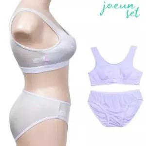 주니어 스포츠브라 하트 디자인 1단계 런닝형 편안한 인견 브라 WFJGL3E