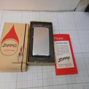 지포 ZIPPO 빈티지 vintage 라이터 무지 폴리시 가공 1975년제 미사용 상자 포함