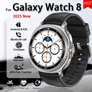 2026년 신제품 갤럭시 워치 8 클래식 스마트 남성용 GPS NFC 블루투스 통화 47mm AMOLED 피트니스 스포츠 트래커 헬스