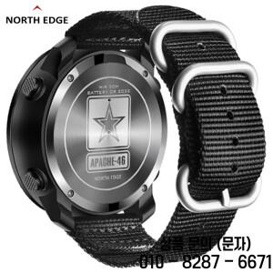 NORTH EDGE APACHE 46 남성용 디지털 시계 야외 스포츠 러닝 수영 고도계 기압계 나침반 WR50M