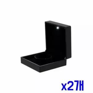 팔찌 케이스 쥬얼리 x2개 LED조명 블랙 주얼리소품보관함 패션소품보관함 귀걸이보관