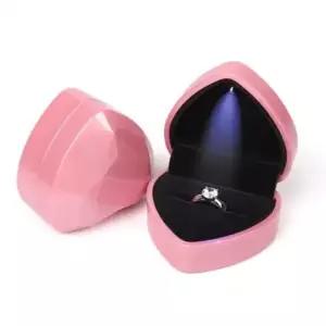 하트 케이스 LED 반지 주얼리케이스 반지케이스 보석상자 쥬얼리상자 쥬얼리케이스