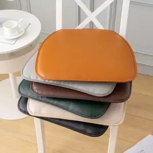 가죽 의자방석 사무실 말굽형 오렌지 카페 벤치 좌식 거실