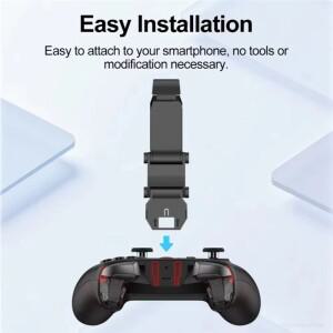 게임서 사이클론 2 폰 홀더, 프로 T4 PRO 컨트롤러용 모바일 클립 핸들 브래킷, 안드로이드 IOS 폰용-AEF7