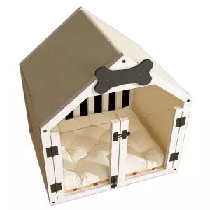 원목강아지집 하우스 개집 견사 실내 애견 중형견 펫 나무