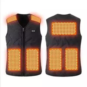 발열조끼 패딩조끼 열선조끼 기모 남성조끼 여자조끼 안감 7구역 3단조절