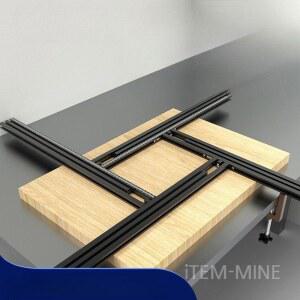 트리머가이드지그 지그 트리머 8mm 기계 슬로팅 20mm 가능한 레일 루터기 목공 브래킷