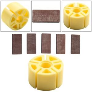 5인치 플라스틱 공압 샌딩 머신 에어 다이 그라인더 전동 공구 부품에 대 한 6 개/대 로터 블레이드