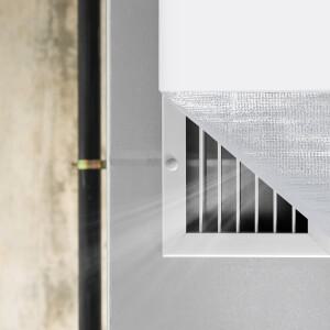 다락방 팬 커버 129x129cm 단열 씰 알루미늄 필름 환기구 천장 셔터 공기 누출 방지