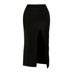 여성 롱스커트 데이트룩 빅사이즈 모임룩 섹시핏 옆트임