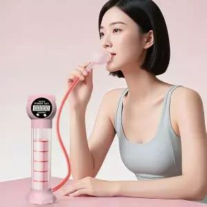 [에코벨] 횡경막 호흡기 폐활량 늘리기 복식호흡 연습 운동기구