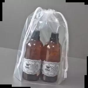 더스트백 투명 양줄 비닐복주머니 (100매)40x50+5cm