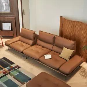 L.live 재방 15+5+10만원 증정  산다라 4인용 슈타크 통가죽 원목 스윙소