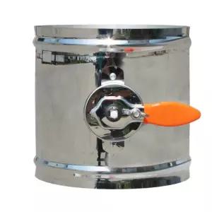 난로 댐퍼 화력 배기구 수동 부속품 밸브 조절기 연통