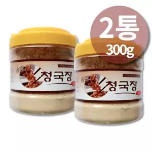 화학첨가물 없는 순수 청국장 분말 쥐눈이콩 가루 청국장 대두100% 500g 2통