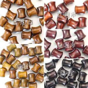 50 개/몫 천연 대나무 비즈 8x10mm 로즈 우드/샌들 우드 수공예품 여성 남성 쥬얼리 스페이서 DIY 묵주 팔