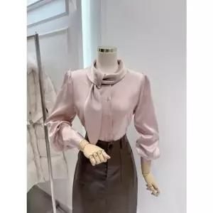 [갤러리아] [ab.f.z] 언발 카라 타이 블라우스(ATA1HB35B)