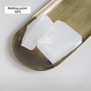 고품질 완전 정제된 고체 파라핀 블록 반투명 미네랄 왁스 DIY 수제 향초 공예 재료