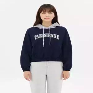 topten 여성) 더블 니트 그래픽 스웨트 후디MSE3TH2001