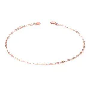 14K GOLD 로즈골드 여리여리 싱글 체인 팔찌