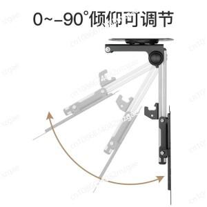 접이식 TV 거치대 17-37인치 모니터 차량 RV 천장 리프팅 스크린 짧은 브래킷