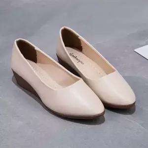 여성 스틸레토 펌프스힐 미들굽 베이직 웨지힐 웨지힐 미들굽 펌프스힐 고급스러운