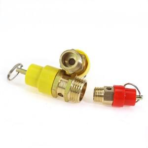 압력 배관용 공기 압축기, 안전 릴리프 밸브, 해제 조절기, 1/8 