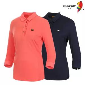 [마코] 여성미니M심플카라티셔츠_MMW1TS82